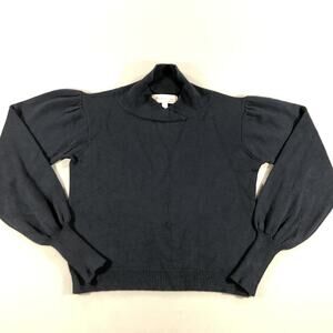 Philosophy Republic Clothing Blue V-Neck Pullover Knit Sweater Womens Small